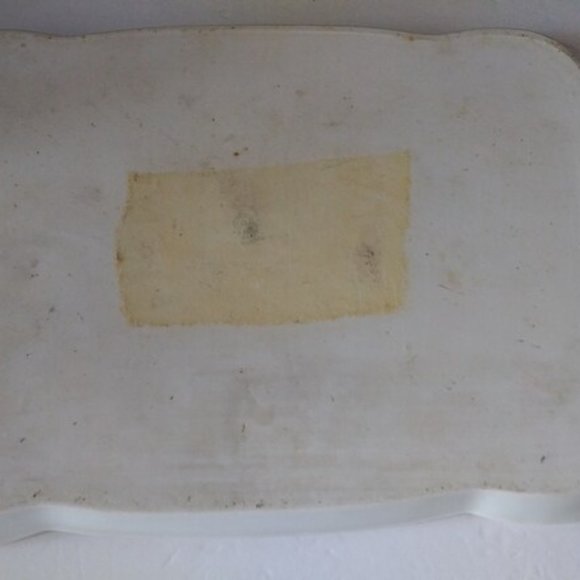 Porcelain Prussian Rose Tray - Picture 9 of 12